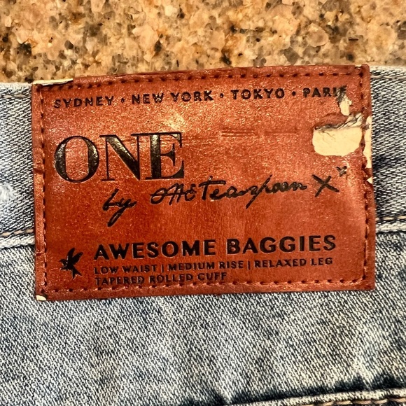 ONE TEASPOON X AWESOME BAGGIES LOW WAIST| MEDIUM RISE| RELAXED LEG Size 26/ US 4 - Picture 10 of 10